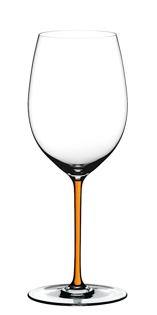 RIEDEL 4900/0O FATTO A MANO Cabernet / Merlot Weinglas - Stiel ORANGE