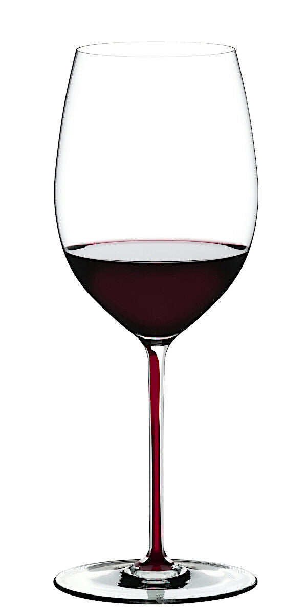 RIEDEL 4900/0DR FATTO A MANO Cabernet / Merlot Weinglas - Stiel DRACHENROT – Bild 3