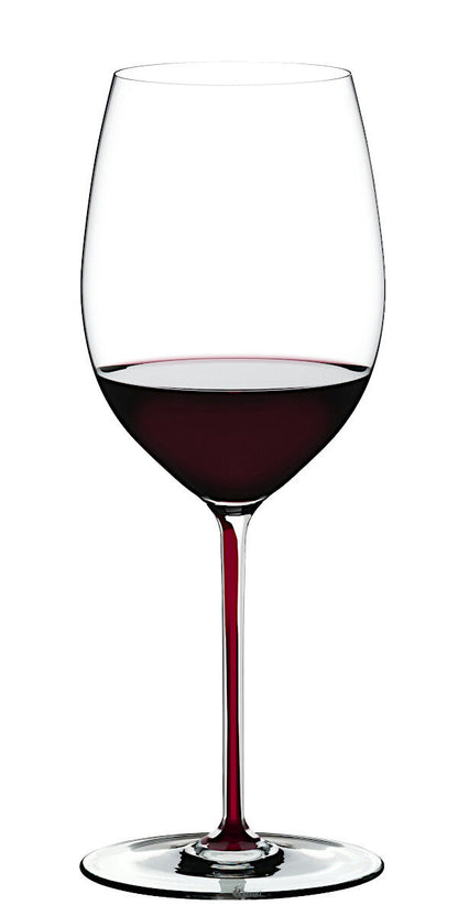 RIEDEL 4900/0DR FATTO A MANO Cabernet / Merlot Weinglas - Stiel DRACHENROT – Bild 3