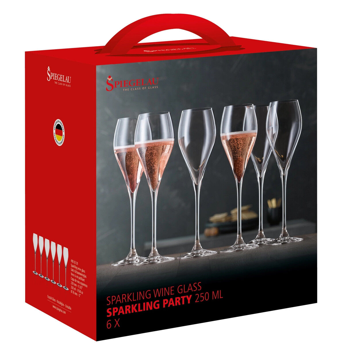 SPIEGELAU 4900329 SPECIAL GLASSES Champagnerglas 250 ml Sparkling Party 6er Set – Bild 5