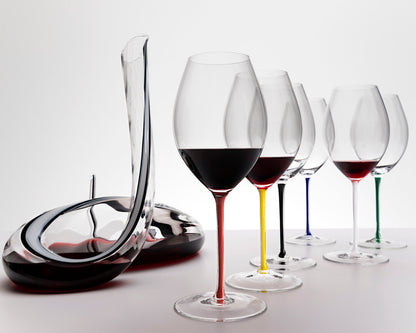RIEDEL 4900/07DR FATTO A MANO Syrah Weinglas - Stiel DRACHENROT – Bild 6