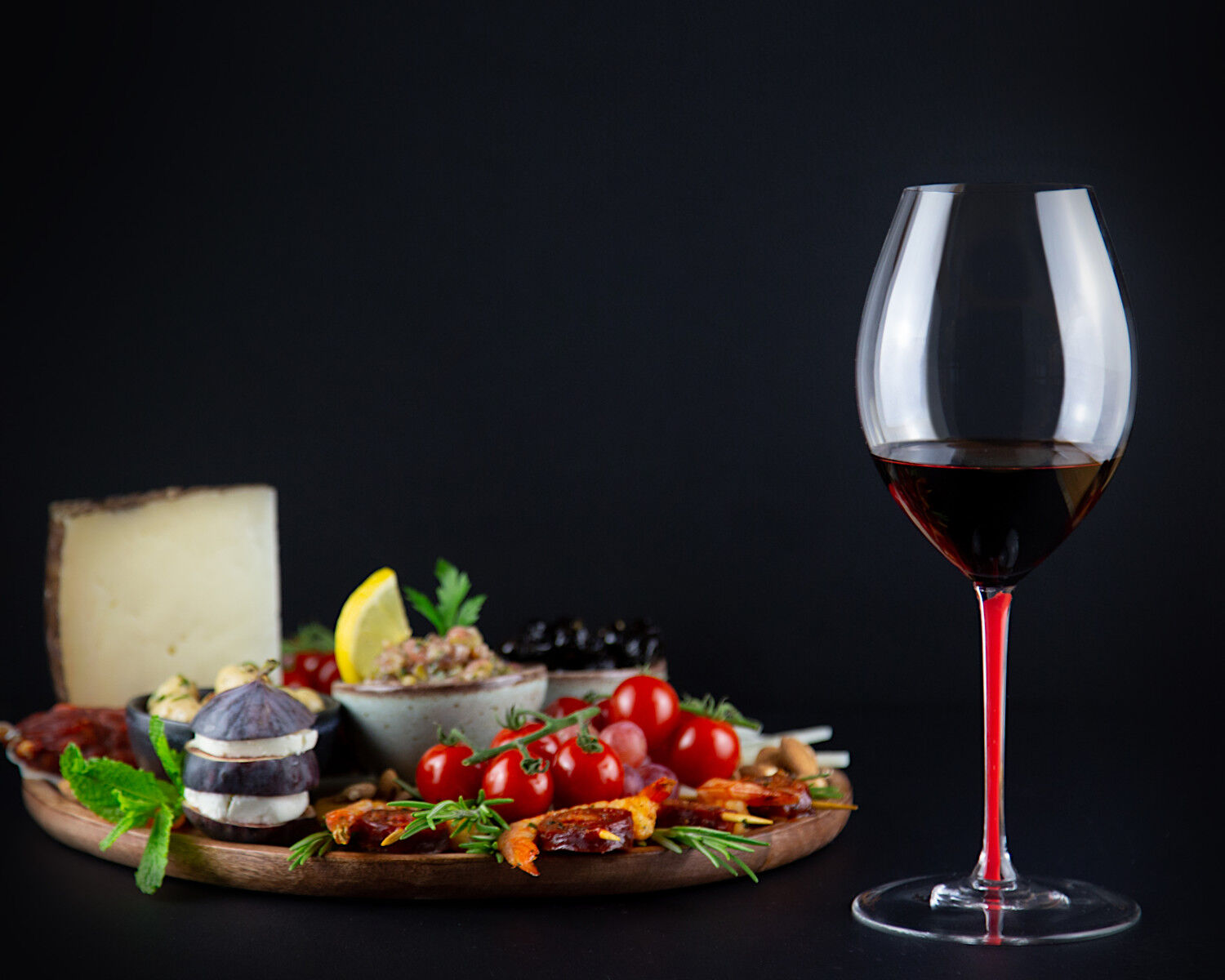 RIEDEL 4900/07DR FATTO A MANO Syrah Weinglas - Stiel DRACHENROT – Bild 8