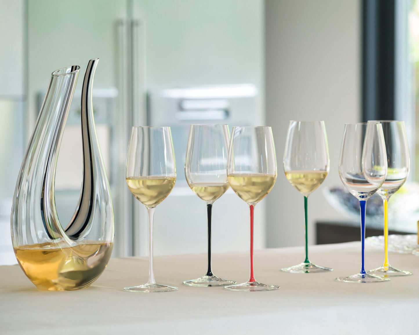 RIEDEL 4900/28DR FATTO A MANO Champagner/Weinglas - Stiel DRACHENROT – Bild 7