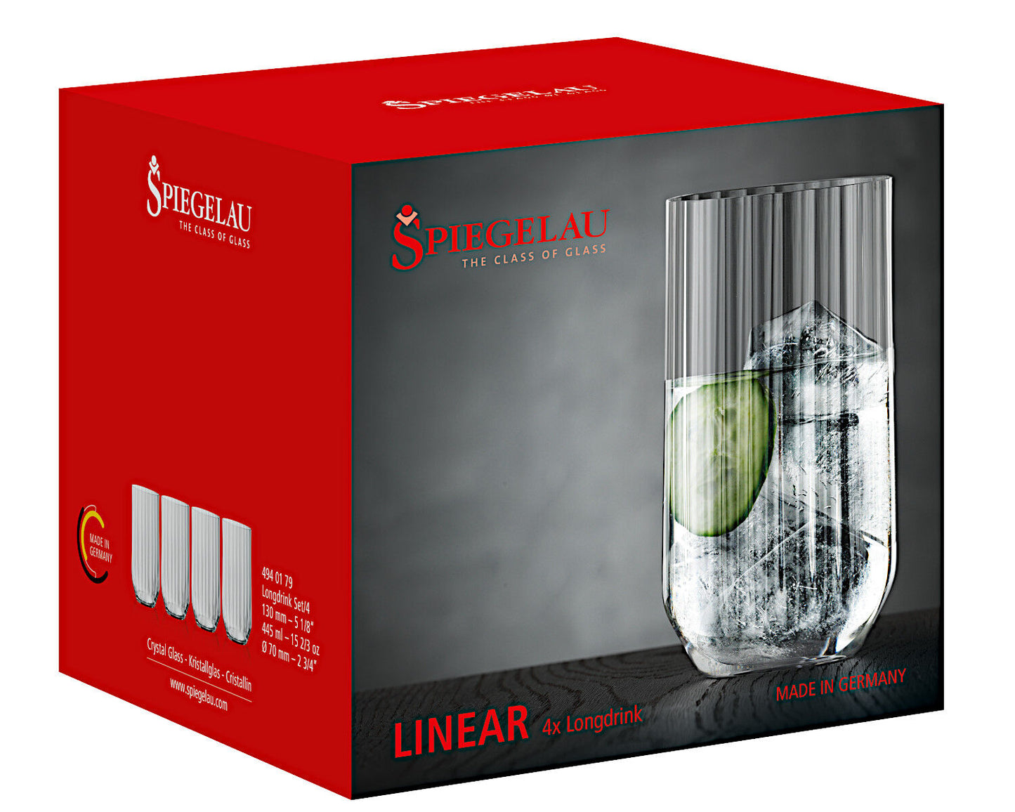 SPIEGELAU 4940179 LINEAR Longdrinkglas 4er Set – Bild 4