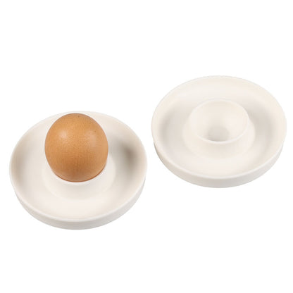 KESPER 51166 Eierbecher, 2er Set, Kunststoff, weiß