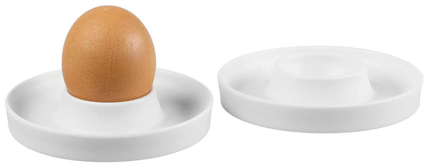 KESPER 51166 Eierbecher, 2er Set, Kunststoff, weiß