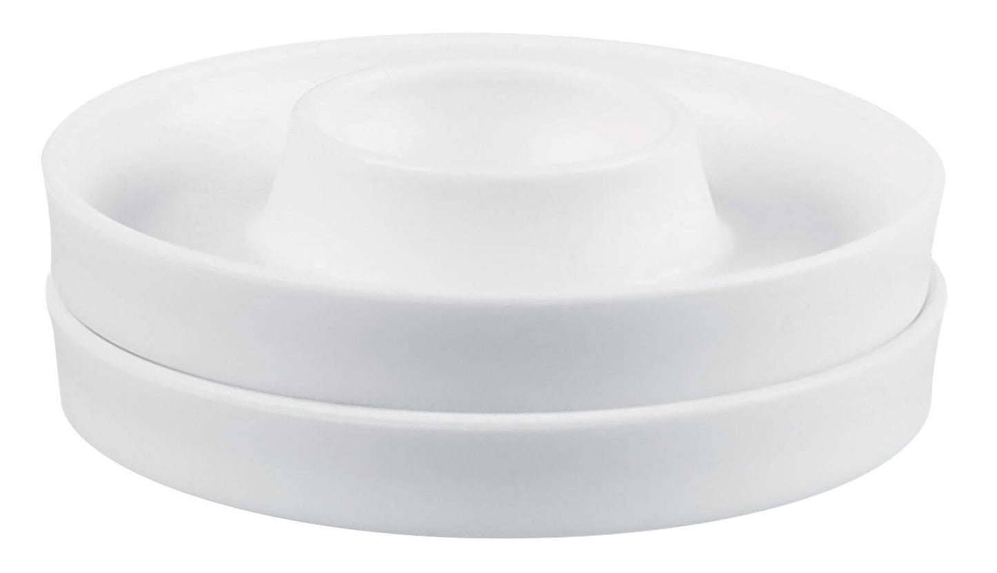 KESPER 51166 Eierbecher, 2er Set, Kunststoff, weiß