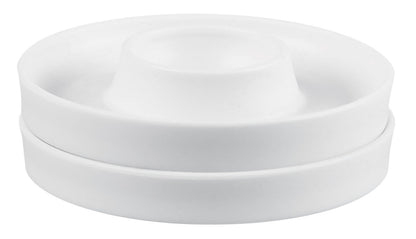 KESPER 51166 Eierbecher, 2er Set, Kunststoff, weiß