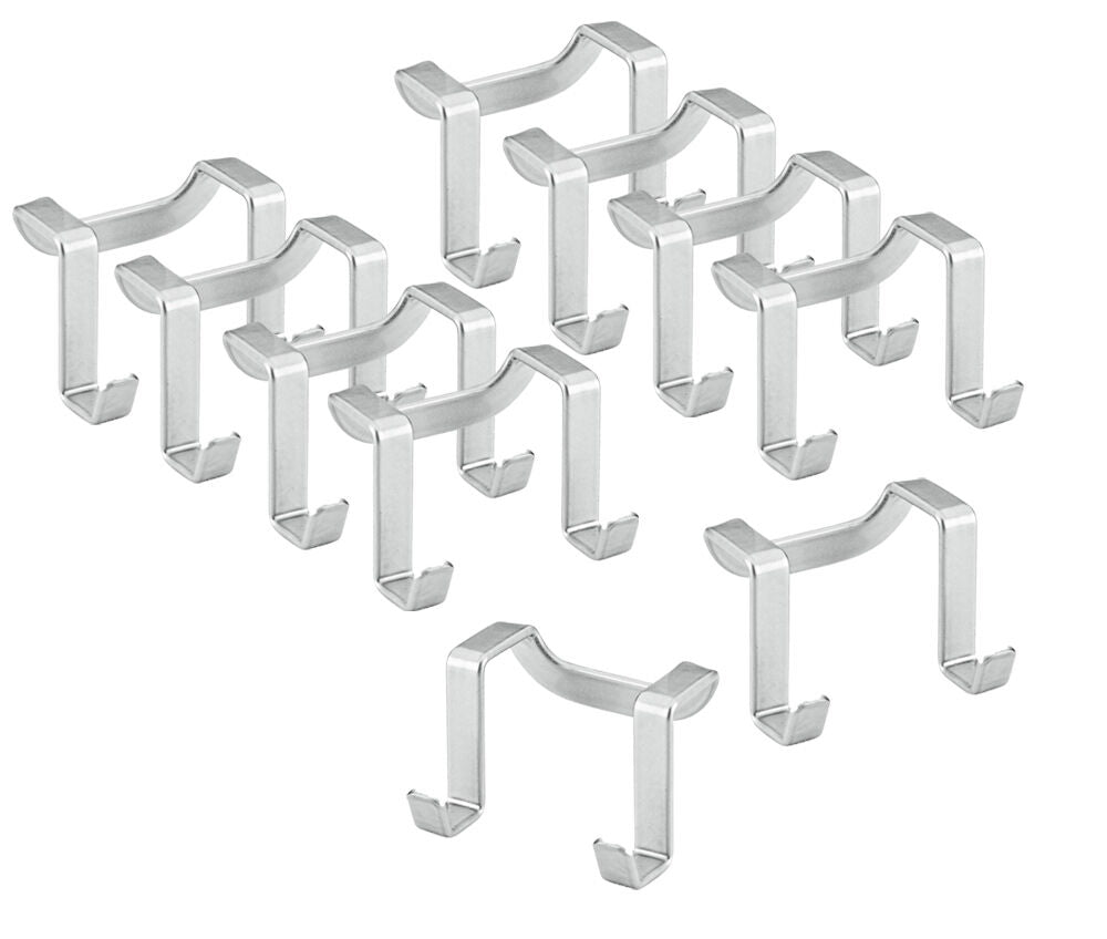 10er SET METALTEX 350602039 Galileo Doppelhaken, Polytherm / Doppel - Haken / Raumsparer