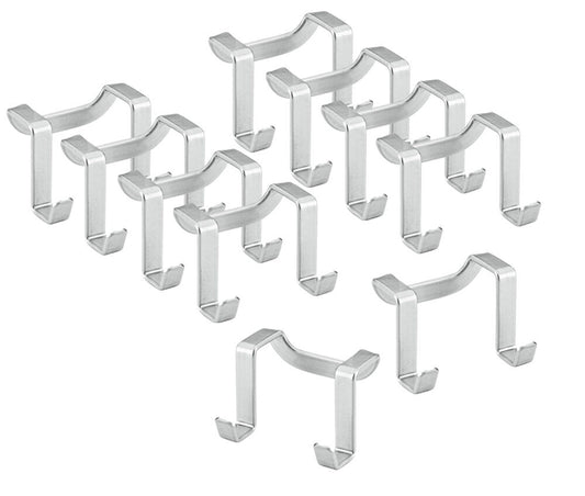 10er SET METALTEX 350602039 Galileo Doppelhaken, Polytherm / Doppel - Haken / Raumsparer