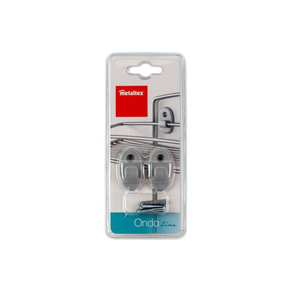 METALTEX 460000038 Onda Befestigungshaken 2er Set, Nylon