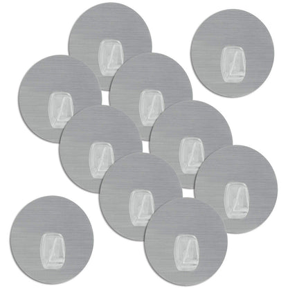 10er SET METALTEX 294802000 Klebehaken wiederverwendbar Ø 85 mm