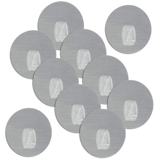 10er SET METALTEX 294802000 Klebehaken wiederverwendbar Ø 85 mm