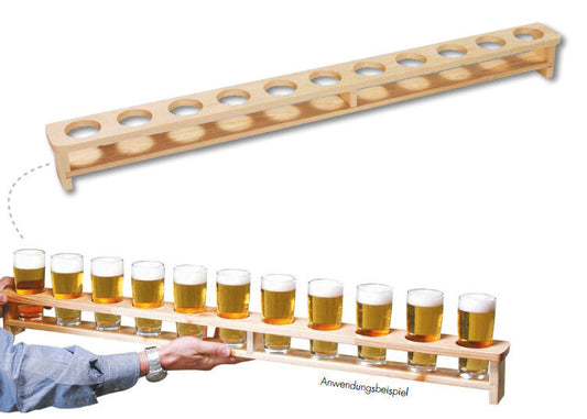 KESPER 68265 Bierglasträger aus Kiefernholz