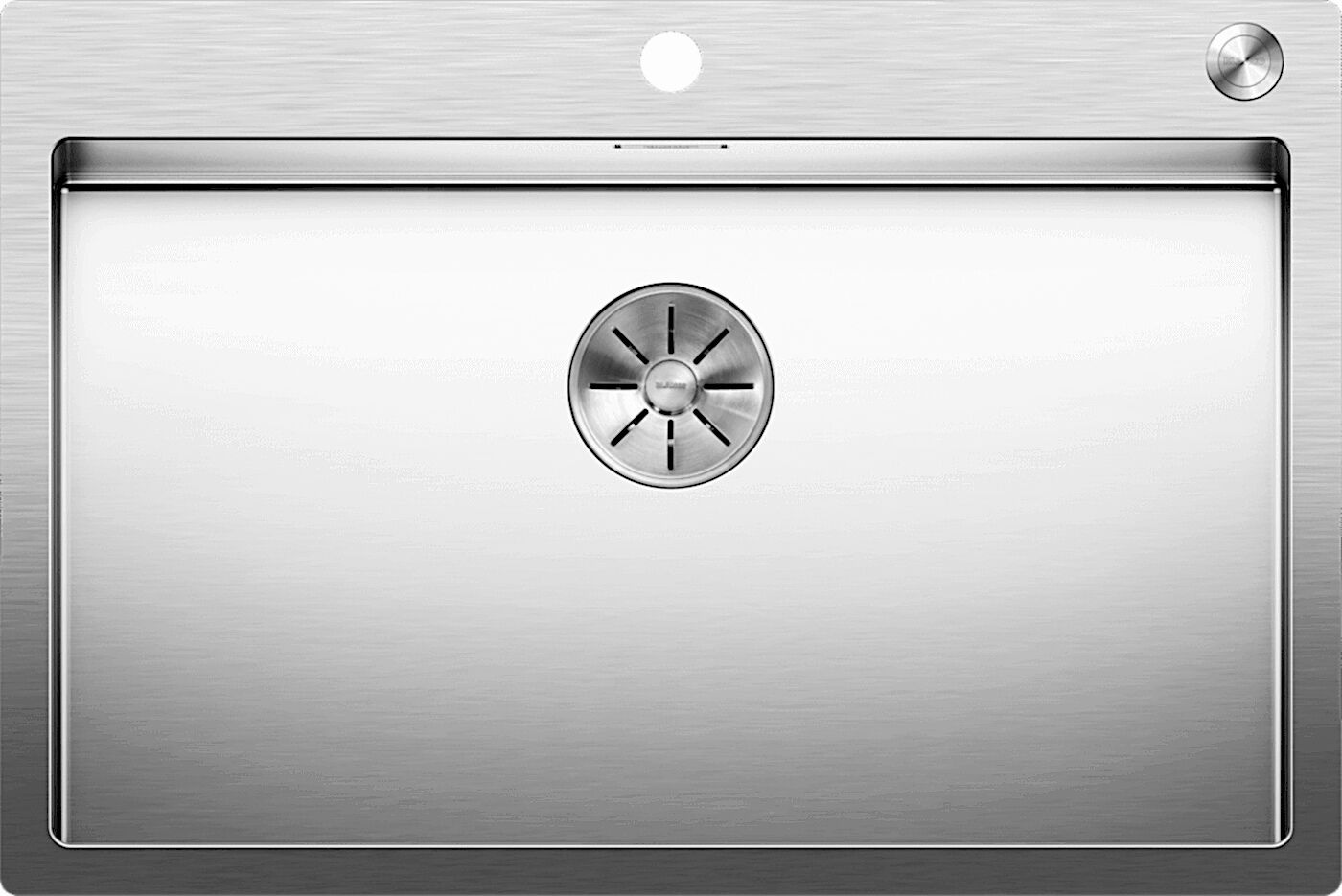 BLANCO Spüle CLARON 700-IF/A mit InFino®-Ventil mit Excenterbedienung PushControl® / Edelstahlbecken