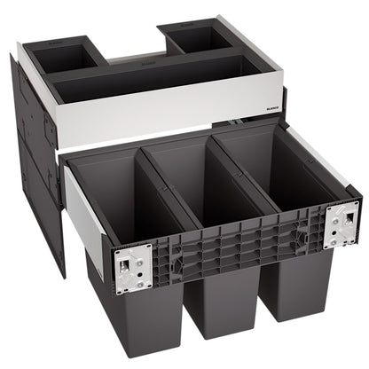 BLANCO 526209 SELECT II 60/3 ORGA Abfallsystem 45 Liter (3x 15) für 60 cm Schrankbreite / Frontanbindung