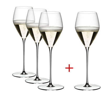 RIEDEL 5330/28 VELOCE Champagner Weinglas VORTEILSSET - KAUF 4 ZAHL 3 – Bild 6