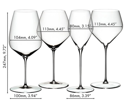 RIEDEL 5330/47 VELOCE Tasting Set - 4 Gläser aus Kristallglas – Bild 2