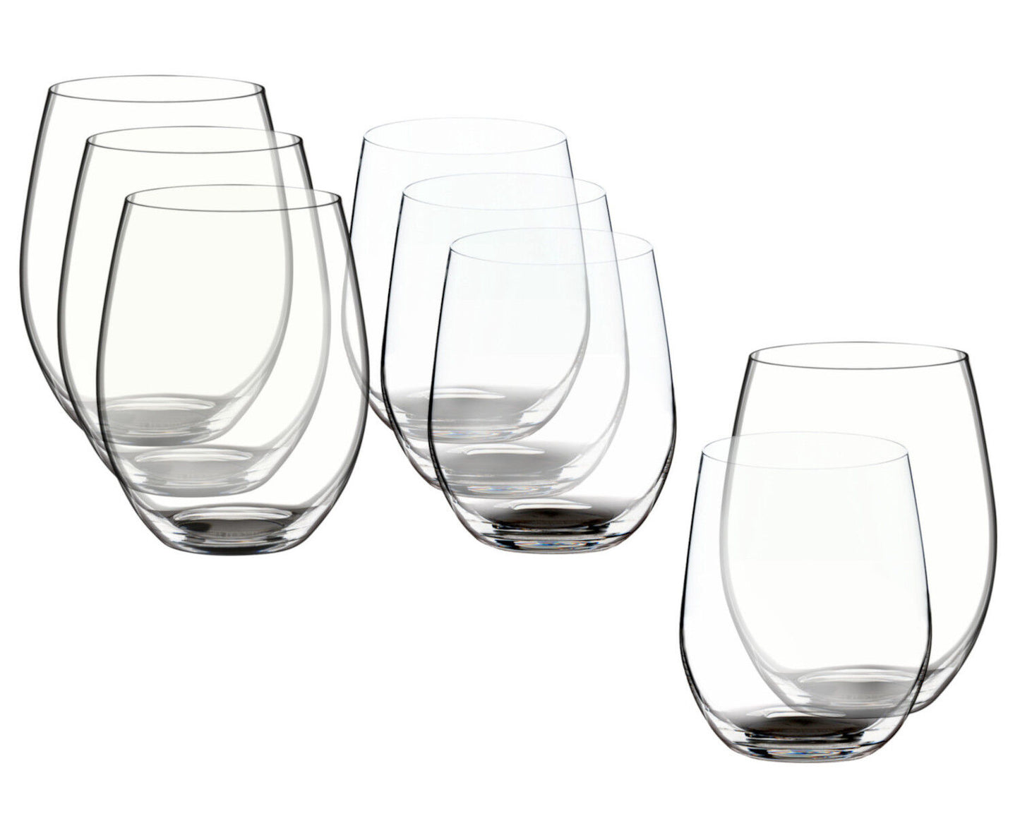 RIEDEL 5414/50 THE O WINE TUMBLER Cabernet/Merlot u. Viognier/Chardonnay VORTEILSSET KAUF 8 ZAHL 6