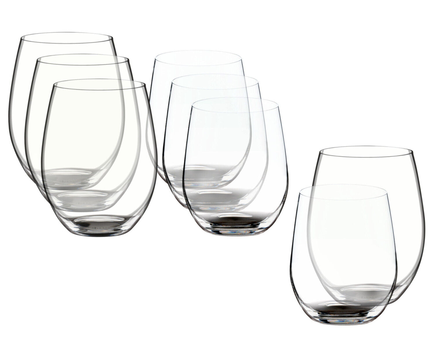 RIEDEL 5414/50 THE O WINE TUMBLER Cabernet/Merlot u. Viognier/Chardonnay VORTEILSSET KAUF 8 ZAHL 6