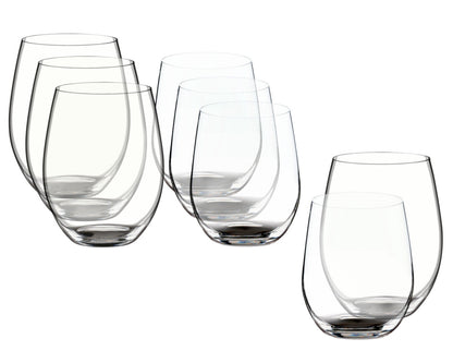 RIEDEL 5414/50 THE O WINE TUMBLER Cabernet/Merlot u. Viognier/Chardonnay VORTEILSSET KAUF 8 ZAHL 6