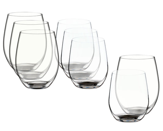RIEDEL 5414/50 THE O WINE TUMBLER Cabernet/Merlot u. Viognier/Chardonnay VORTEILSSET KAUF 8 ZAHL 6