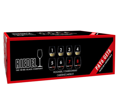 RIEDEL 5414/50 THE O WINE TUMBLER Cabernet/Merlot u. Viognier/Chardonnay VORTEILSSET KAUF 8 ZAHL 6 – Bild 7