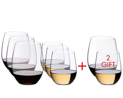 RIEDEL 5414/50 THE O WINE TUMBLER Cabernet/Merlot u. Viognier/Chardonnay VORTEILSSET KAUF 8 ZAHL 6 – Bild 6