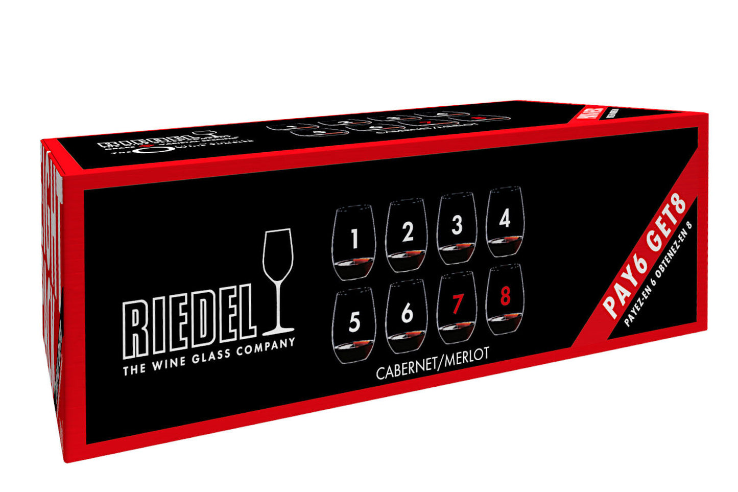 RIEDEL 5414/80 THE O WINE TUMBLER Cabernet / Merlot VORTEILSSET - KAUF 8 ZAHL 6 – Bild 10