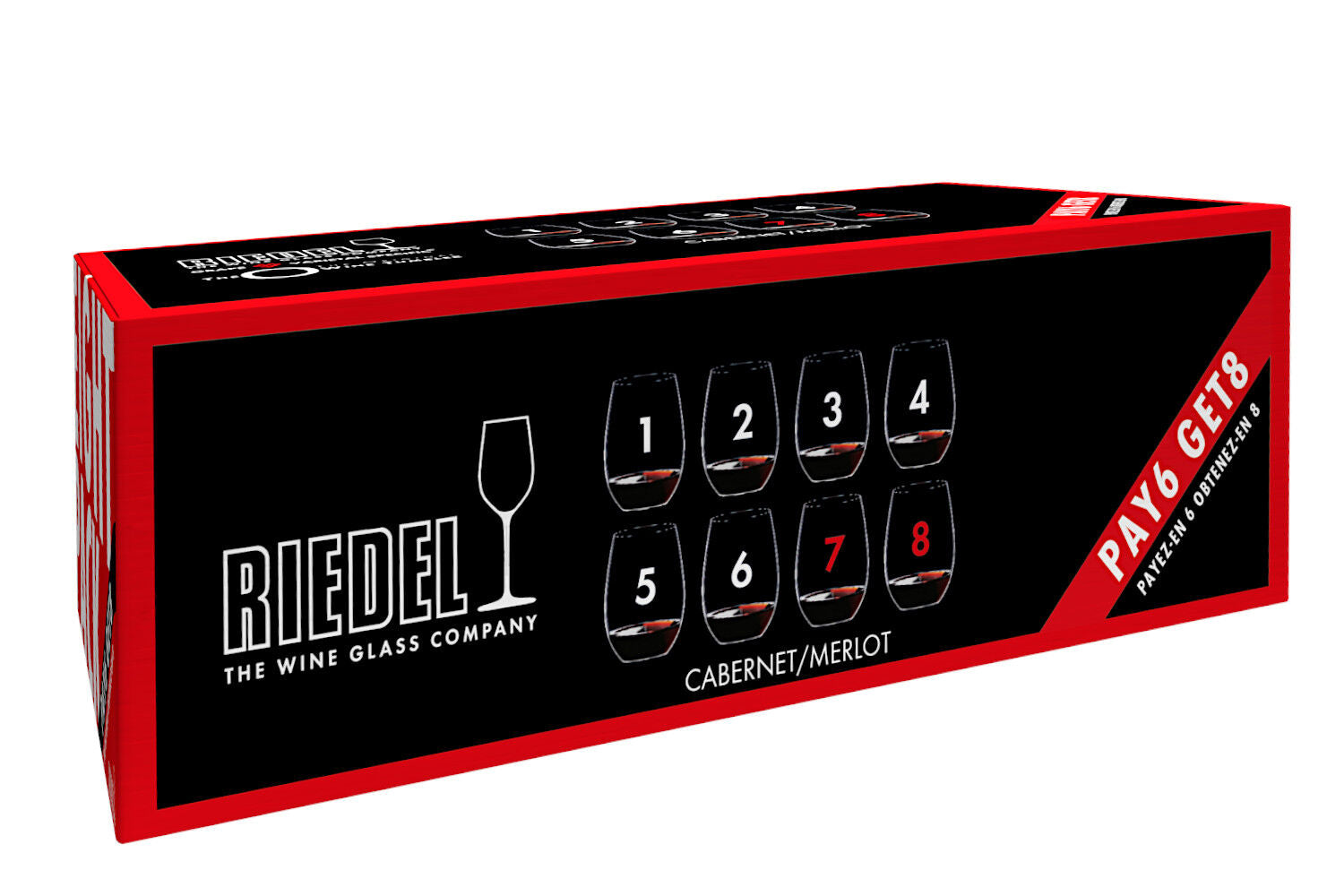 RIEDEL 5414/80 THE O WINE TUMBLER Cabernet / Merlot VORTEILSSET - KAUF 8 ZAHL 6 – Bild 10