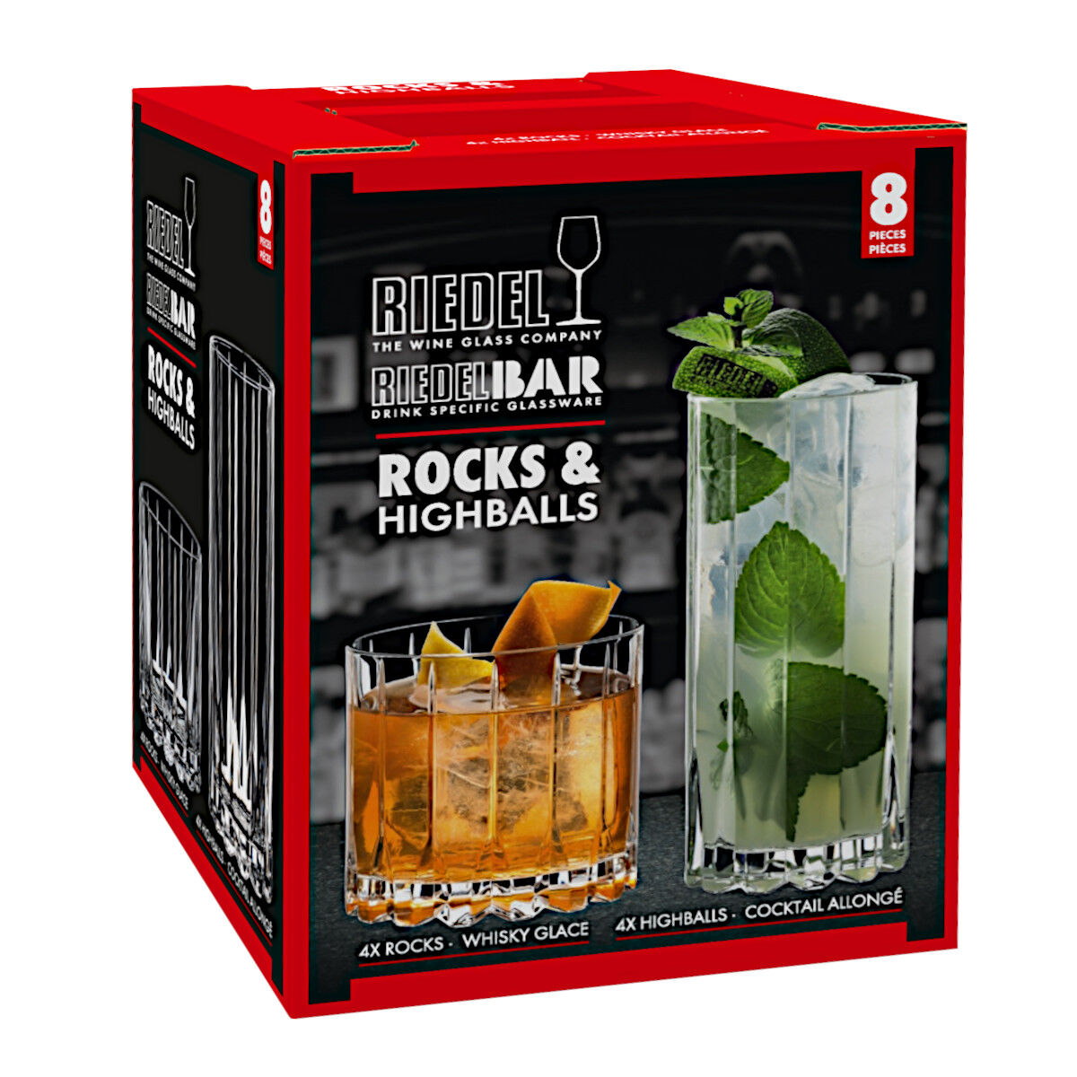 RIEDEL 5417/57 BAR Drink Specific Glassware Rocks und Highball Set – Bild 6