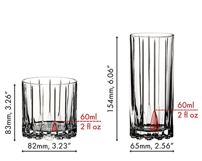 RIEDEL 5417/57 BAR Drink Specific Glassware Rocks und Highball Set – Bild 2