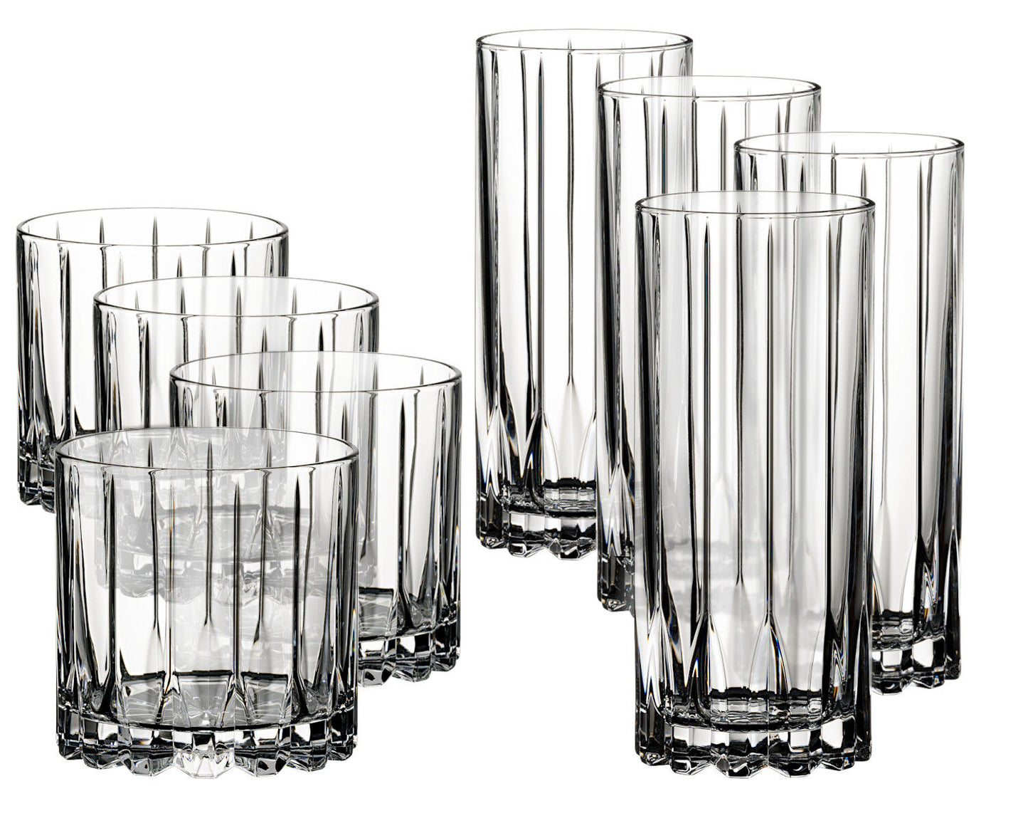 RIEDEL 5417/57 BAR Drink Specific Glassware Rocks und Highball Set