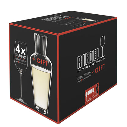 RIEDEL 5449/15-MOS VERITAS Riesling/Zinfandel Weinglas 4er Set & Mosel Dekanter – Bild 8