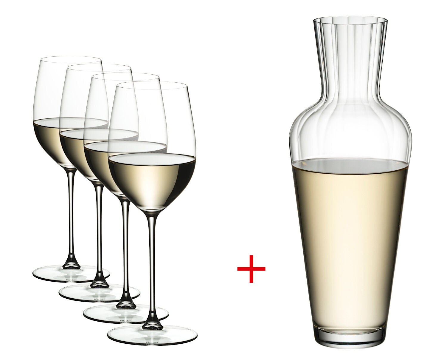 RIEDEL 5449/15-MOS VERITAS Riesling/Zinfandel Weinglas 4er Set & Mosel Dekanter – Bild 7