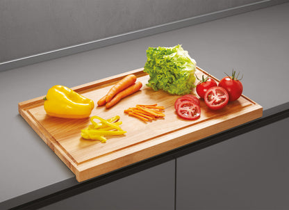 METALTEX 561055000 Backbrett/Schneidbrett 55x35x2 cm aus Buchenholz, beidseitig verwendbar