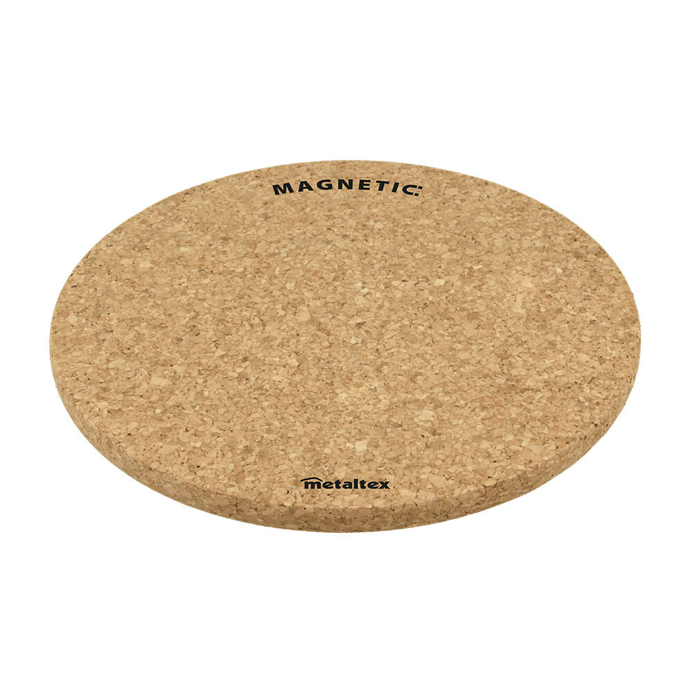 METALTEX 563607000 Kork Topfuntersetzer mit Magnet 2er-Set Ø 20 cm