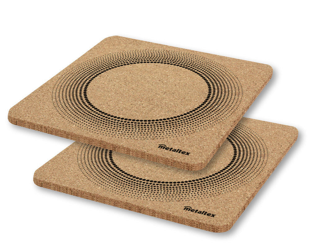 METALTEX 563608000 Kork Topfuntersetzer 2er-Set 20 x 20 cm