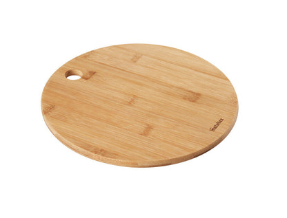 10er SET METALTEX 569067010 Schneidebrett Ø 25 cm x 1,0 cm Bambus / Schneidbrett / Schneidebrett Holz