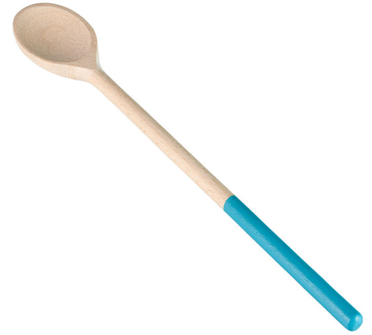 METALTEX CHROMOTHERAPY Kochlöffel oval aus Buchenholz - AQUAMARINE / Holzlöffel