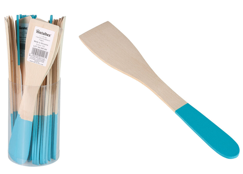 METALTEX CHROMOTHERAPY Pfannenwender aus Buchenholz - AQUAMARINE / Holzwender