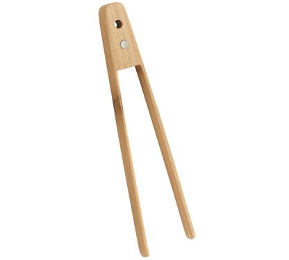 METALTEX -Bamboo Line- Grillzange 24 cm aus Bambusholz mit Magnet im Griff / Holzbesteck / Bambus