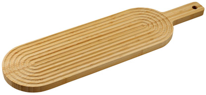 KESPER 58147 Schneidebrett Bambus FSC, 60 x 16 x 2 cm, mit Griff