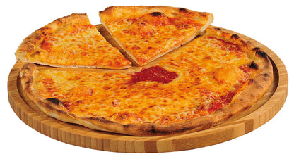KESPER 58463 Pizzateller 32 cm aus FSC-zertifiziertem Bambus / Holzteller / Pizzaunterlage / Pizza-Holzteller / Holzgeschirr