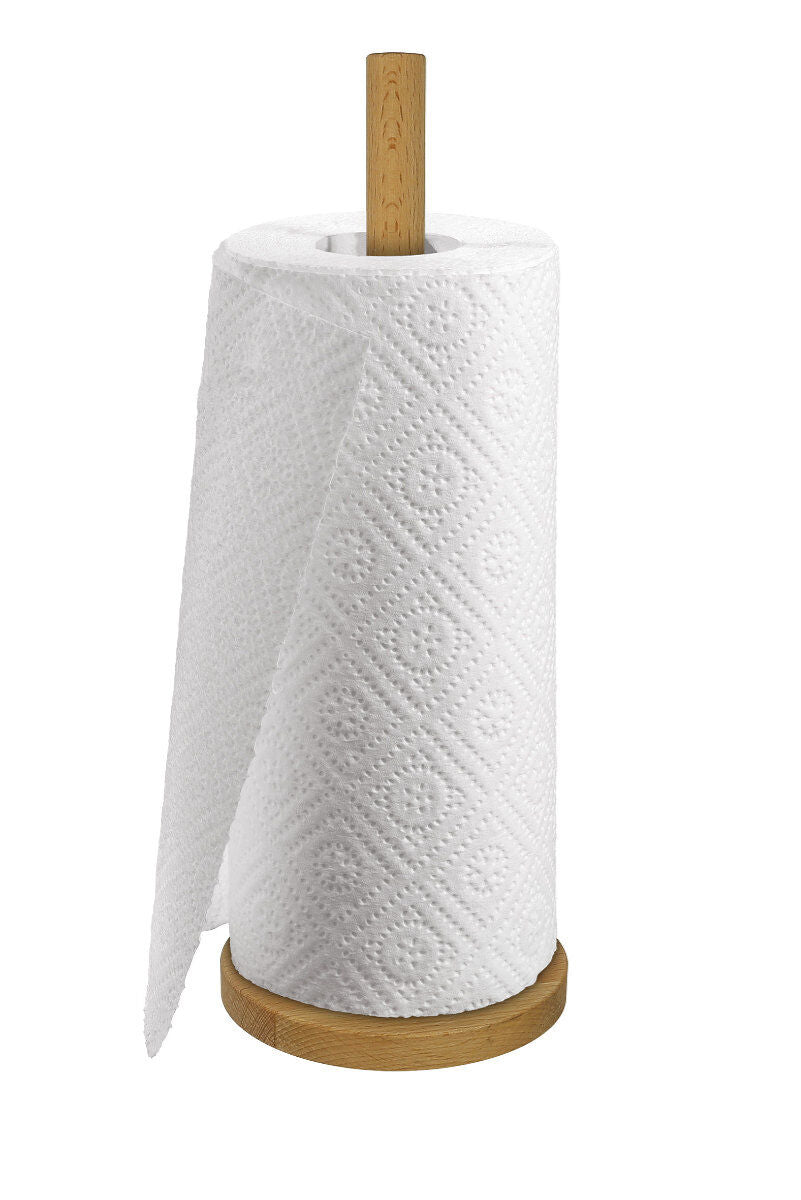 METALTEX 584712000 Küchenrollenhalter aus Buchenholz / Papierrollenhalter