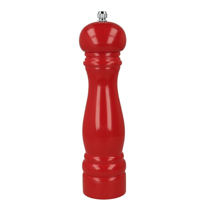 METALTEX 586044041 Pfeffermühle 22 cm in Rot lackiert, Holz