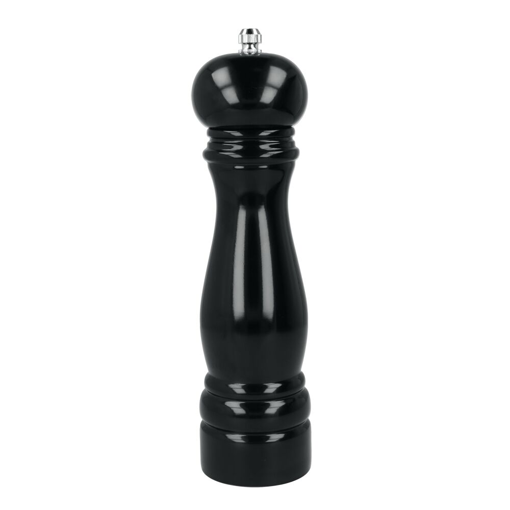 METALTEX 586045038 Pfeffermühle 22 cm in Schwarz lackiert, Holz