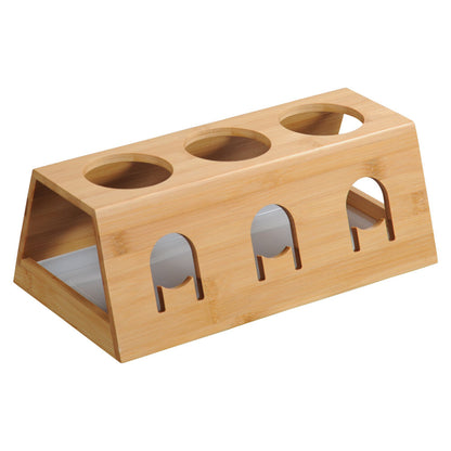 KESPER 58650-13 Flaschenhalter 32 x 17,5 x 12 cm mit ausziehbarer Abtropfschale
