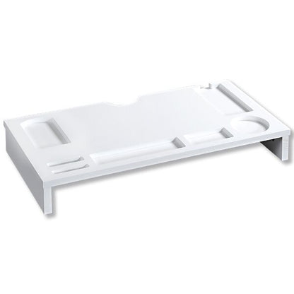 KESPER 5882113 Schreibtisch-Organizer & Monitorständer, weiß