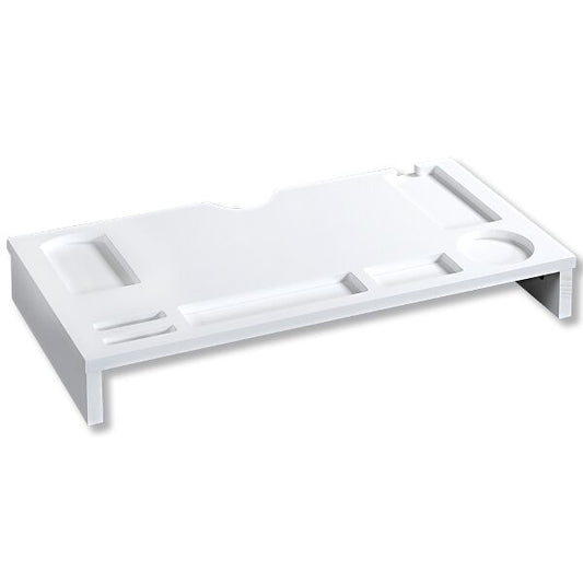 KESPER 5882113 Schreibtisch-Organizer & Monitorständer, weiß
